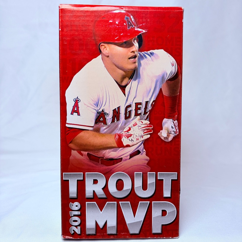 Mike Trout 2016 MVP Bobblehead Los Angeles Angels 2 of 3 SGA MLB Collectible